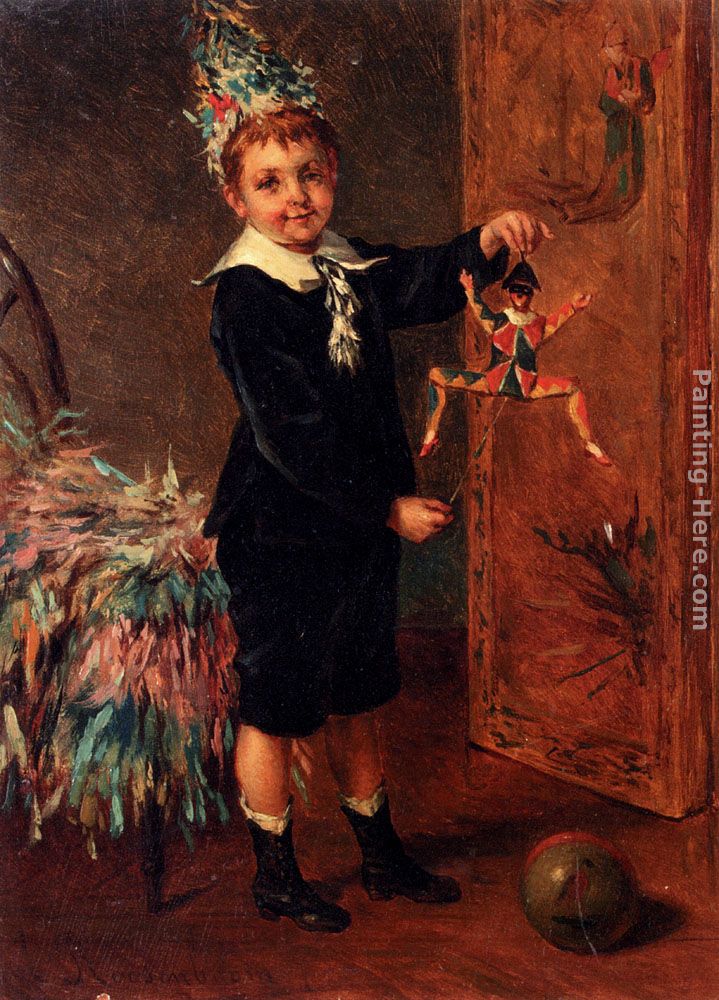The Young Entertainer painting - Albert Roosenboom The Young Entertainer art painting